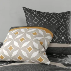 Parure housse de couette Ota grise