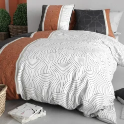 Parure Housse de Couette Equinoxe multicolore