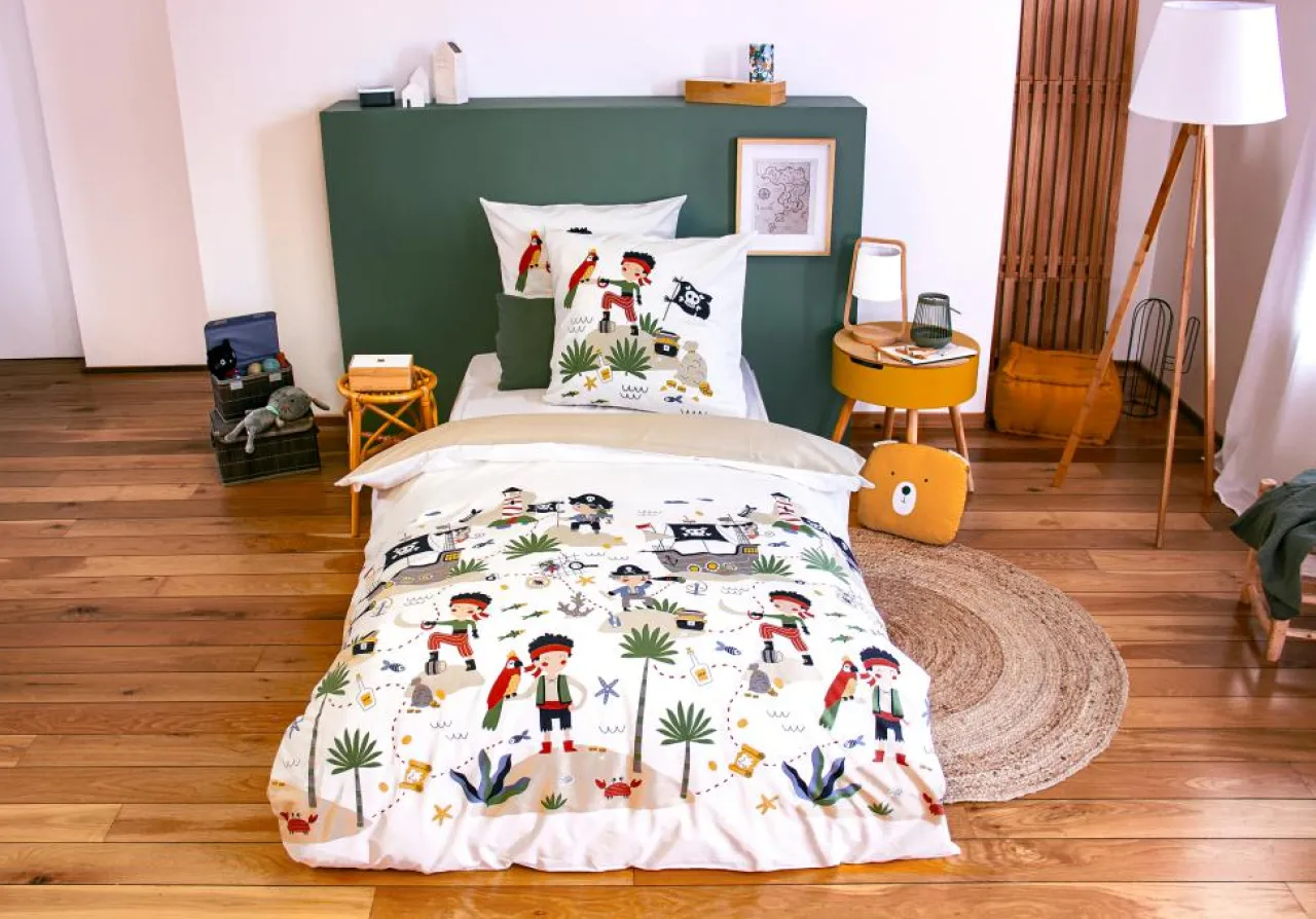 Parure housse de couette en Coton multicolore