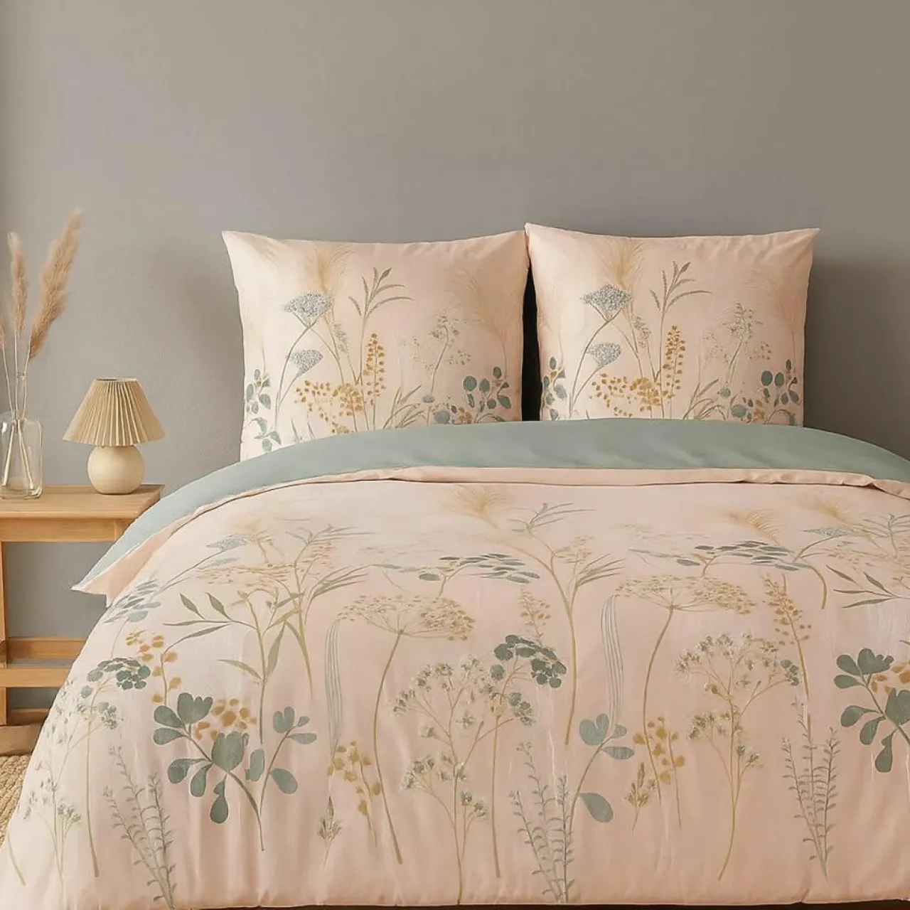 Parure Housse de Couette Helia grise