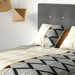 Parure Housse de Couette 3pcs 100% Coton 57fils madi