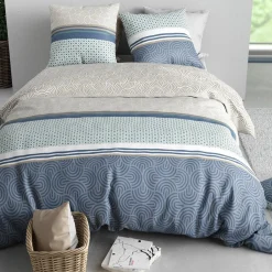 Parure Housse de Couette Canopee multicolore