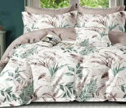 Parure housse de couette 100% Percale de Coton blanche