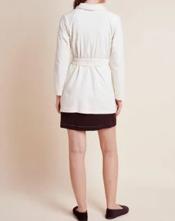 Peignoir en Velours Paola écru