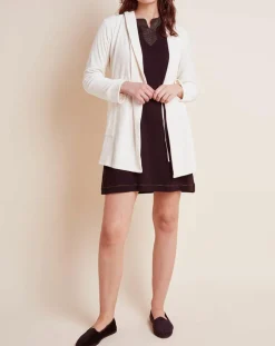 Peignoir en Velours Paola écru