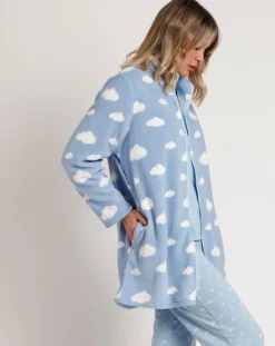 Peignoir It's Time to Sleep bleu