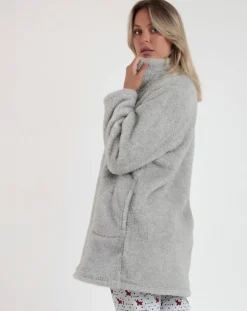 Peignoir Lou Lou gris chiné