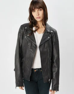 Perfecto en Cuir Alexine noir