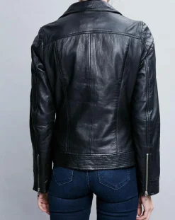 Perfecto en Cuir Alexine noir