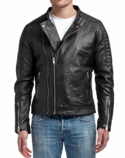 Perfecto en Cuir Eido noir