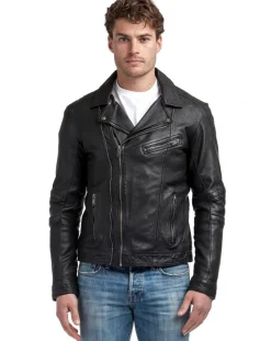 Perfecto en Cuir Ross noir