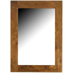 Petit miroir en acacia gordon brun/miel - 140x4x90 cm