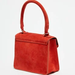 Petit Sac à main en Velours de Cuir Juline pomocoro - 15x20x8 cm