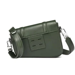 Petit Sac en Toile enduite & Cuir Bordeaux noir/multicolore - 14x19x4.5 cm