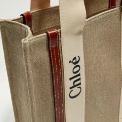 Petit tote bag Woody multicolore - 26x20x8 cm