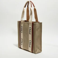 Petit tote bag Woody multicolore - 26x20x8 cm