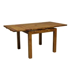 Petite table à manger carrée allonge 70 Acacia Gordon Naturel - 70x70x78 cm