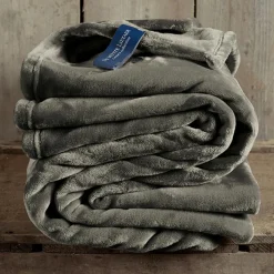 Plaid Cosy taupe foncé - 150x200 cm