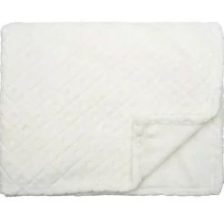 Plaid embossé beige - 140x200 cm