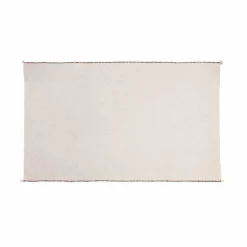 Plaid en coton flammé naturel 140x220cm