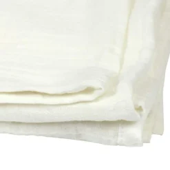 Plaid en gaze de coton blanc - 120x150 cm