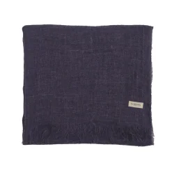 Plaid en lin violet 200x144cm