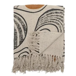 Plaid Giano nature - L.160xW.130 cm