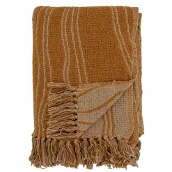 Plaid Ginna marron - L.160xW.130 cm