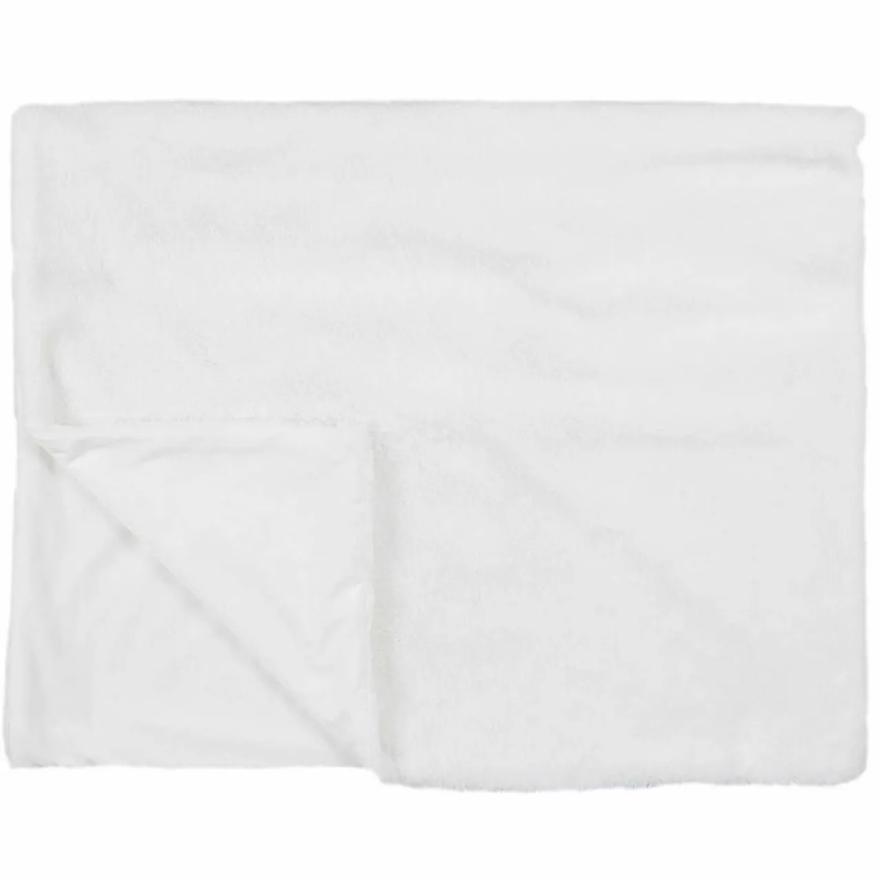 Plaid imiation fourrure Ooulence blanc - 120x150 cm