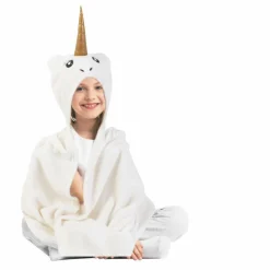 Plaid Licorne ivoire - 120x90 cm