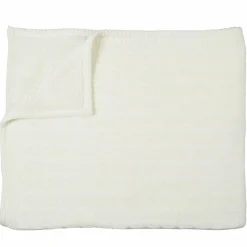 Plaid sherpa torsade beige - 120x150 cm