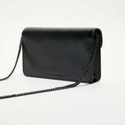 Pochette à bandoulière en Cuir The Longshot noir - 20x11x4 cm