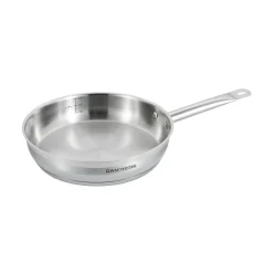 Poêle induction argentée - D.28 cm