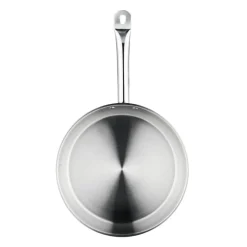 Poêle induction argentée - D.28 cm