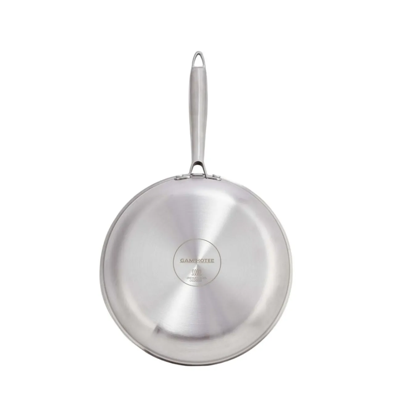 Poêle triplex induction argentée - D.32 cm