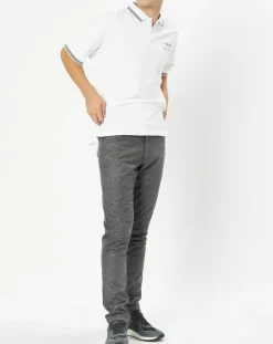 Polo Aston Martin Racing Détail Col blanc