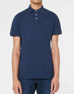 Polo Classic Fit Piqué bleu marine