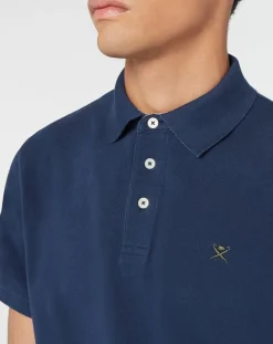 Polo Classic Fit Piqué bleu marine