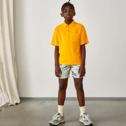 Polo en Coton éponge Clim orange