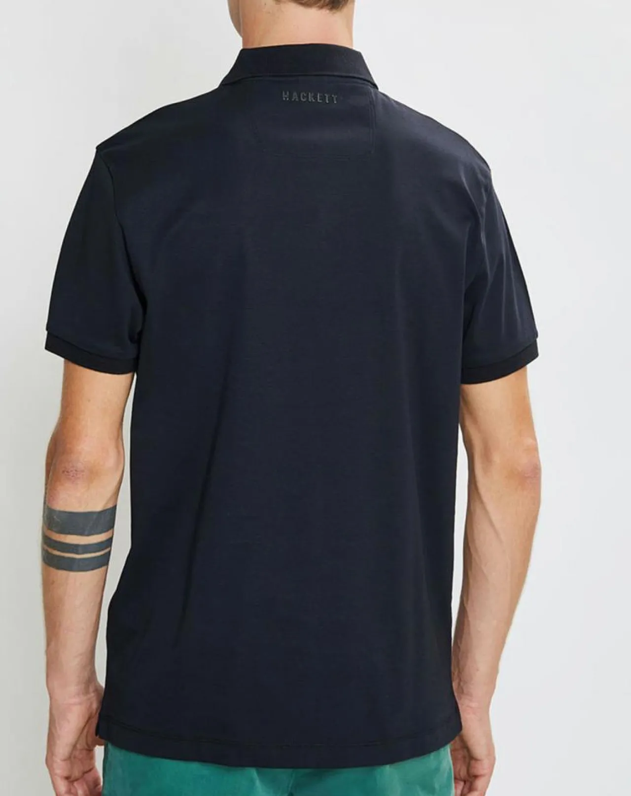 Polo en jersey Regular Fit rayé Aston Martin Racing noir