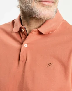 Polo en Jersey Regular Fit uni Smart orange moyen