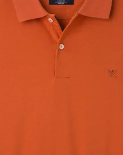 Polo en Jersey Regular Fit uni Smart orange moyen