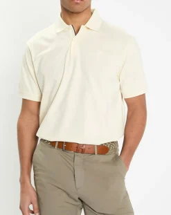 Polo en Jersey Regular Fit uni Smart écru