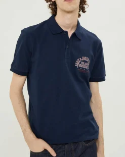 Polo Jprblubooster bleu marine