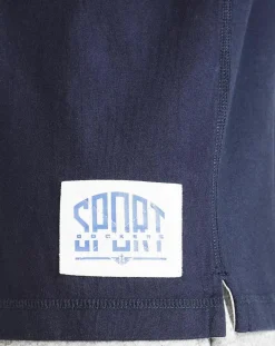 Polo Manches Courtes Sport Rugby bleu foncé