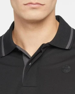 Polo Regular Coolmax® noir