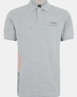 Polo Regular Fit Aston Martin Racing gris chiné