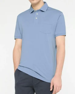Polo Regular Fit Jersey bleu ciel