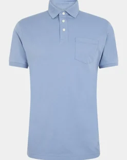 Polo Regular Fit Jersey bleu ciel
