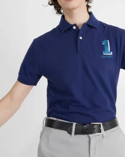 Polo Regular Fit Numéro 1 bleu marine